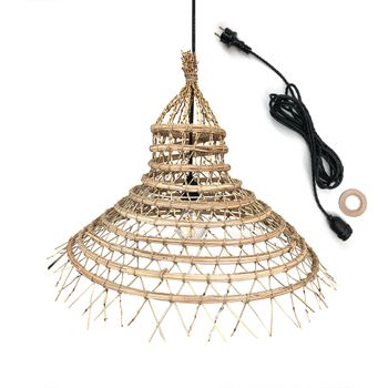 Lámpara Colgante De Exterior D60cm Lumisky Gaia Outdoor Cable Beige