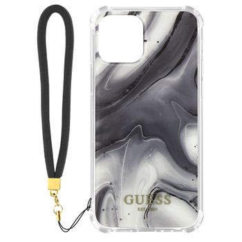 Funda Iphone 13 Mini Revestimiento 2 Materiales Dibujo 4g Banda Guess Gris  con Ofertas en Carrefour