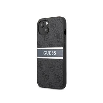 Funda Iphone 13 Mini Revestimiento 2 Materiales Dibujo 4g Banda Guess Gris