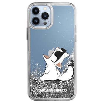 Funda Purpurina Karl Lagerfeld Iphone 13 Pro Max Choupette Fun Transparente