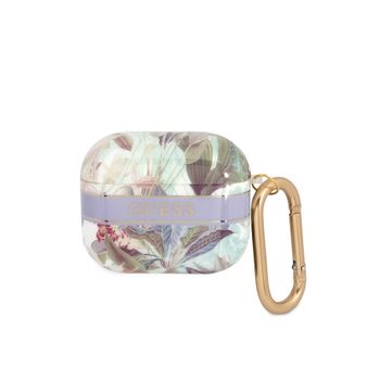 Estuche Para Airpods 3 Flores Con Anillo