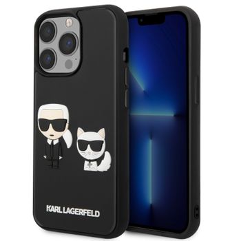 Funda Rígida Para Apple Iphone 13 Pro Max 3d Rubber Karl &amp; Choupette