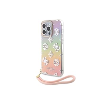 Funda Para Apple Iphone 15 Pro Tpu Peony Con Correa De Mano