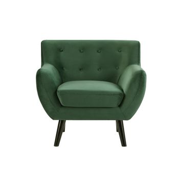 Sillón Clásico Serti Ii  88x80.5x81 Cm Color Verde Pino Venta-unica