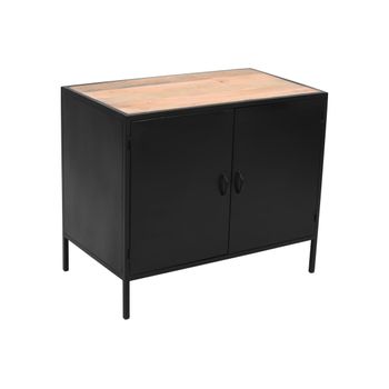 Mueble De Lavabo Orionis  95x55x80 Cm Color Negro Vente-unique