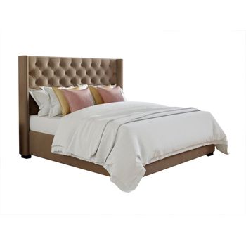 Base De Cama Massimo  215x203x141 Cm Color Beige Vente-unique