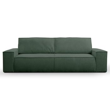 Sofá Cama Amelia  257x102x85 Cm Color Verde Venta-unica