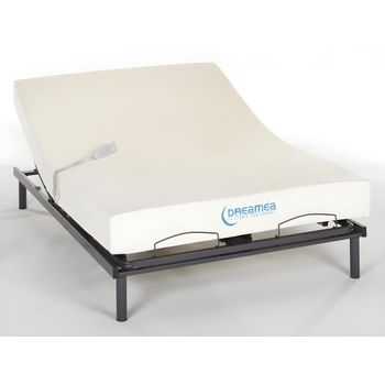 Cama Articulada Eléctrica Jimbaran  200x140x20 Cm Color Negro Vente-unique