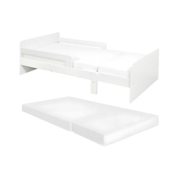 Cama Extensible Zelly  203.6x99.5x60 Cm Color Blanco Vente-unique