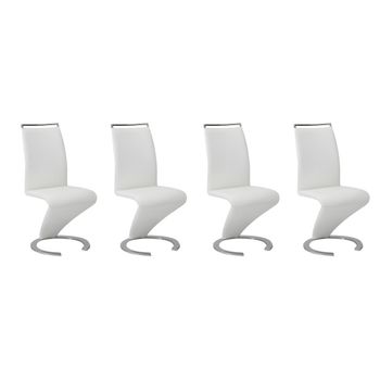 Silla Cantilever Twizy  61x49x100 Cm Color Blanco Venta-unica