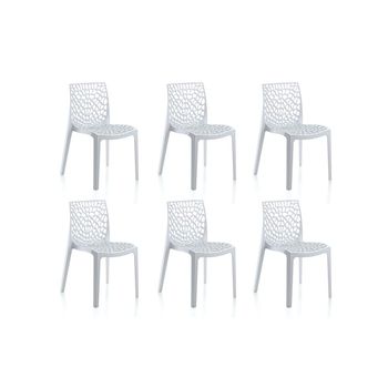 Silla Gruvyer Diademe  52x51x81 Cm Color Blanco Vente-unique