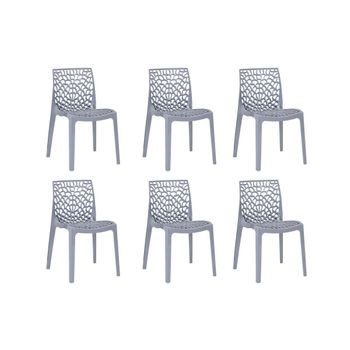 Silla Gruvyer Diademe  51x52x81 Cm Color Gris Venta-unica