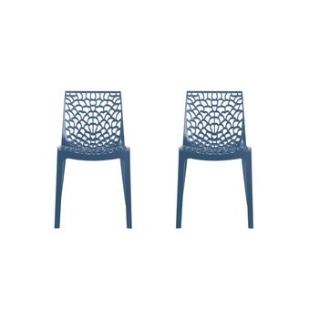 Silla Gruvyer Diademe  52x51x81 Cm Color Azul Venta-unica