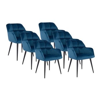 Silla Góndola Pega  58.5x62x78 Cm Color Azul Vente-unique