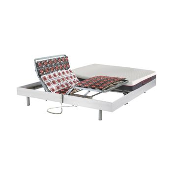 Cama Articulada Eléctrica Atride  200x160x35 Cm Color Blanco Vente-unique