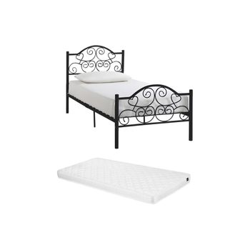 Base De Cama Leyna  198.5x92x100.7 Cm Color Negro Vente-unique