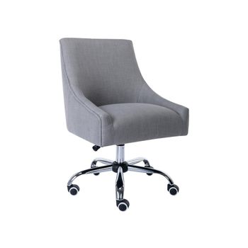 Silla De Escritorio Wondio  56x58x87 Cm Color Gris Venta-unica