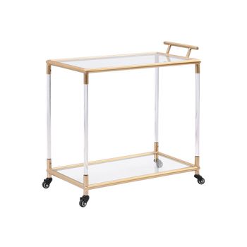 Carrito De Cocina Orula  78x40x78.5 Cm Color Transparente, Dorado Vente-unique