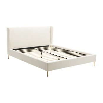 Cama Clásica Upilia  153x210x101 Cm Color Blanco Vente-unique