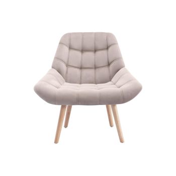 Sillón Clásico Luosto  87x79x83 Cm Color Beige Venta-unica