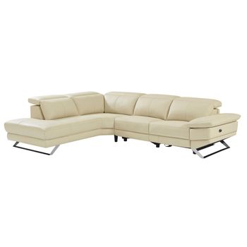 Sofá Relax 2 Plazas VENTE-UNIQUE Canby (Marrón - 133x90x95 cm)