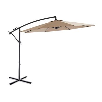 Parasol Excéntrico Pocota  293x293x232 Cm Color Topo Vente-unique