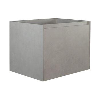 Mueble De Lavabo Sosthene 1 Cajón 60x45.5x45 Cm Color Gris Vente-unique