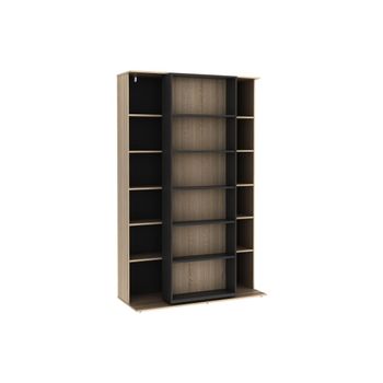 Librería Estantería, Estanteria Libros De Pared, 230x186x25cm, Salón -  Comedor - Oficina, Chimenea Eléctrica, Estilo Moderno, Cemento con  Ofertas en Carrefour