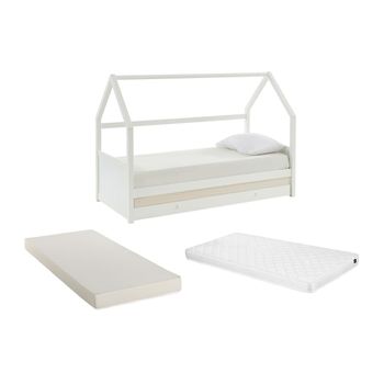 Cama Cabaña Hurra  202x97x143 Cm Color Blanco Vente-unique