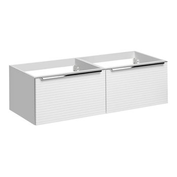 Mueble De Baño Suspendido Con Lavabo Cerámico, 2 Cajones Con Cierre  Amortiguado Y Organizador, 100 Cm - Moka Mate Tirador Cromo Brillo con  Ofertas en Carrefour