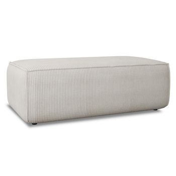 Puf Amelia  102x69x42 Cm Color Crema Venta-unica