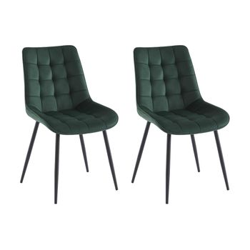 Silla Nórdica Ollua  49.5x60x87 Cm Color Verde Pino Vente-unique