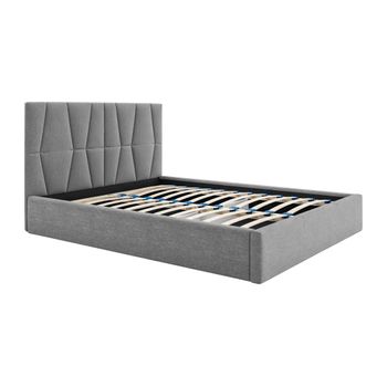 Cama Con Canapé Abatible Eniali  170x213x106 Cm Color Gris Vente-unique