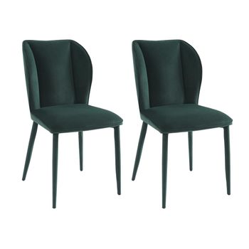 Silla Góndola Carveni  46x60x89 Cm Color Verde Pino Vente-unique