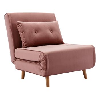 Sillón Cama Uribia  91x77.5x81 Cm Color Rosa Palo Vente-unique