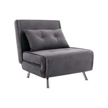 Sillón Cama Uribia  91x77.5x81 Cm Color Gris Antracita Vente-unique