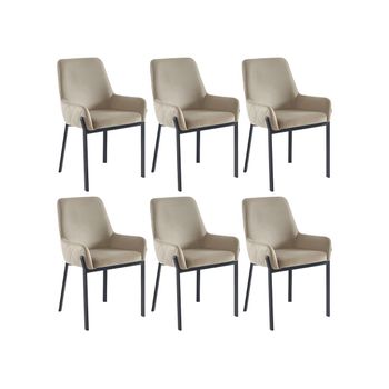 Silla Góndola Carolona  57x60.5x85 Cm Color Beige Vente-unique