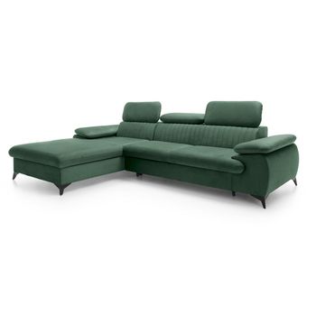 Sofá Cama Samara  280x193x75 Cm Color Verde Vente-unique