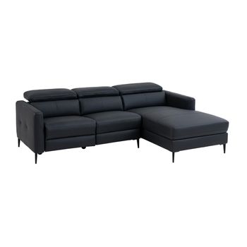 Sofá Relax 2 Plazas VENTE-UNIQUE Canby (Marrón - 133x90x95 cm)