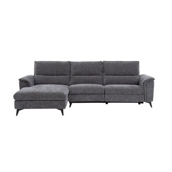 Sofá Relax Telti  275x155x92 Cm Color Gris Antracita Vente-unique