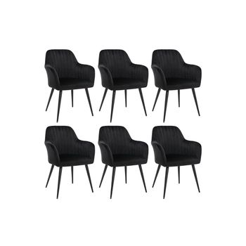 Silla Góndola Eleana  58x59x82 Cm Color Negro Vente-unique