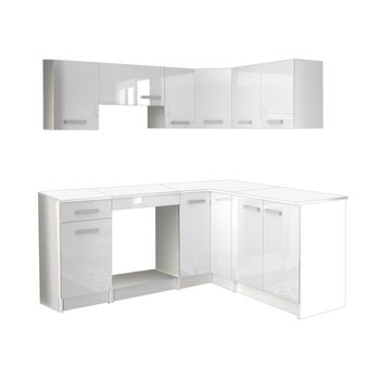 Cocina Completa Trattoria 1 Cajón 356x60x85 Cm Color Blanco Vente-unique