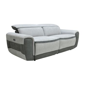 Sofá Relax Orietto  202x87x95 Cm Color Gris Claro Vente-unique