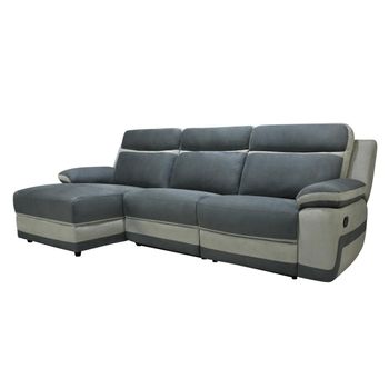 Sofá Relax Talca  276x146x98 Cm Color Gris Antracita Vente-unique