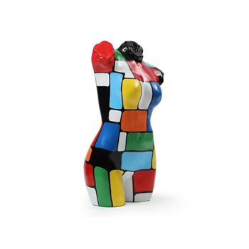 Estatua Taviano  26x17x48 Cm Color Multicolor Vente-unique