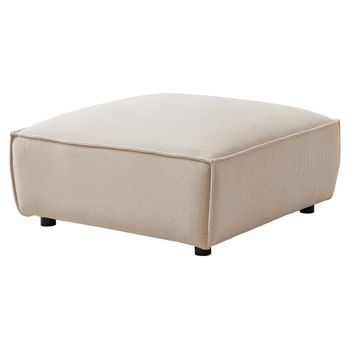 Puf Borore  95x95x44 Cm Color Beige Vente-unique