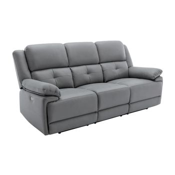 Sofá Relax Dolene  217x93x101 Cm Color Gris Vente-unique