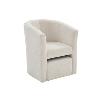 Sillón Cabriolet Jovana  65x64x74 Cm Color Blanco Vente-unique