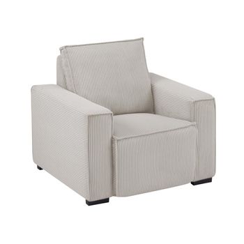 Sillón Relax Amelio  102x98x92 Cm Color Beige Vente-unique