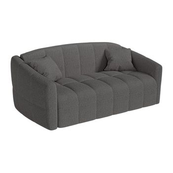 Sofá Cama Retuna  205x105x88 Cm Color Gris Antracita Vente-unique